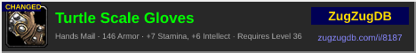 Turtle Scale Gloves: forum signature banner
