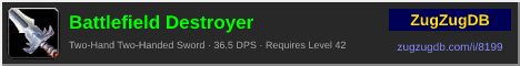 Battlefield Destroyer: forum signature banner