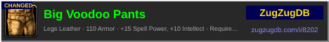 Big Voodoo Pants: forum signature banner