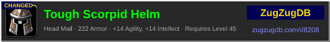 Tough Scorpid Helm: forum signature banner