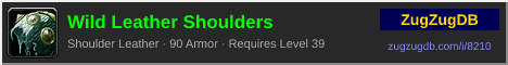 Wild Leather Shoulders: forum signature banner