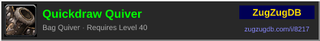 Quickdraw Quiver: forum signature banner