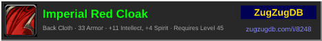 Imperial Red Cloak: forum signature banner