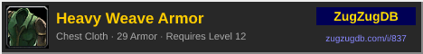 Heavy Weave Armor: forum signature banner
