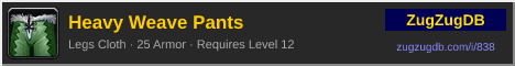 Heavy Weave Pants: forum signature banner