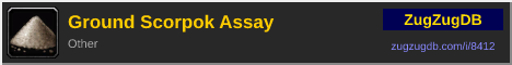 Ground Scorpok Assay: forum signature banner