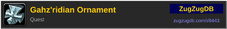 Gahz'ridian Ornament: forum signature banner