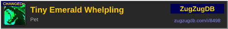 Tiny Emerald Whelpling: forum signature banner