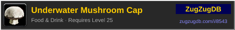 Underwater Mushroom Cap: forum signature banner