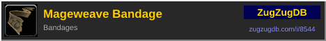 Mageweave Bandage: forum signature banner