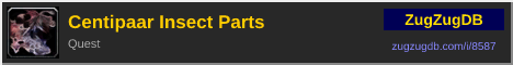 Centipaar Insect Parts: forum signature banner
