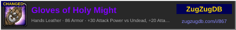 Gloves of Holy Might: forum signature banner