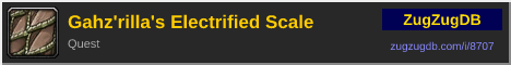 Gahz'rilla's Electrified Scale: forum signature banner