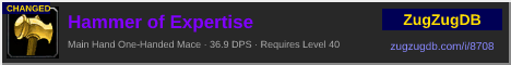 Hammer of Expertise: forum signature banner