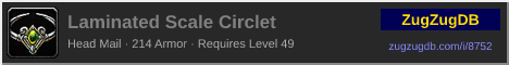 Laminated Scale Circlet: forum signature banner