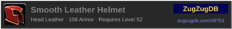 Smooth Leather Helmet: forum signature banner