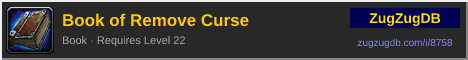 Book of Remove Curse: forum signature banner