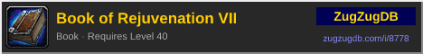 Book of Rejuvenation VII: forum signature banner