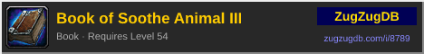 Book of Soothe Animal III: forum signature banner