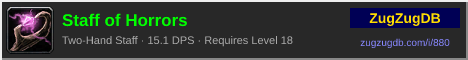 Staff of Horrors: forum signature banner