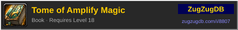 Tome of Amplify Magic: forum signature banner