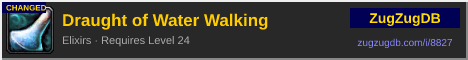 Draught of Water Walking: forum signature banner