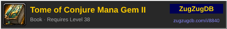 Tome of Conjure Mana Gem II: forum signature banner