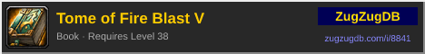 Tome of Fire Blast V: forum signature banner