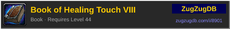Book of Healing Touch VIII: forum signature banner