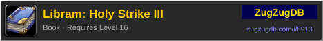 Libram: Holy Strike III: forum signature banner