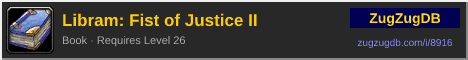 Libram: Fist of Justice II: forum signature banner
