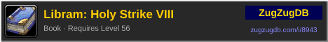 Libram: Holy Strike VIII: forum signature banner