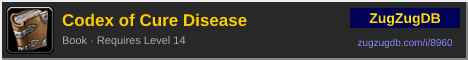 Codex of Cure Disease: forum signature banner