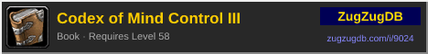 Codex of Mind Control III: forum signature banner