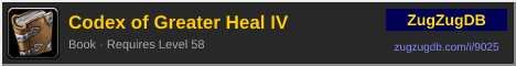 Codex of Greater Heal IV: forum signature banner