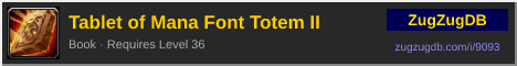 Tablet of Mana Font Totem II: forum signature banner