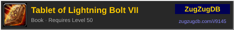 Tablet of Lightning Bolt VII: forum signature banner