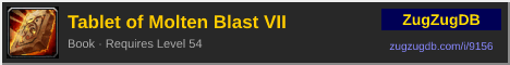 Tablet of Molten Blast VII: forum signature banner