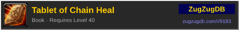 Tablet of Chain Heal: forum signature banner