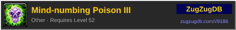 Mind-numbing Poison III: forum signature banner
