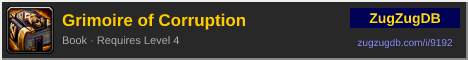 Grimoire of Corruption: forum signature banner