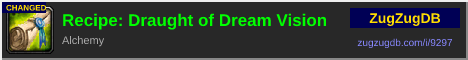 Recipe: Draught of Dream Vision: forum signature banner