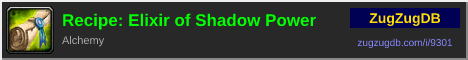 Recipe: Elixir of Shadow Power: forum signature banner