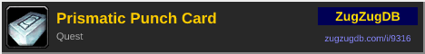 Prismatic Punch Card: forum signature banner