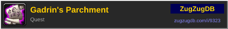 Gadrin's Parchment: forum signature banner