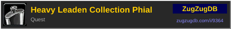 Heavy Leaden Collection Phial: forum signature banner