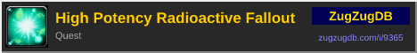 High Potency Radioactive Fallout: forum signature banner