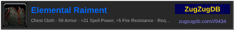 Elemental Raiment: forum signature banner