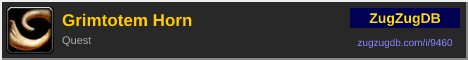 Grimtotem Horn: forum signature banner