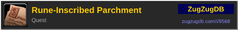 Rune-Inscribed Parchment: forum signature banner